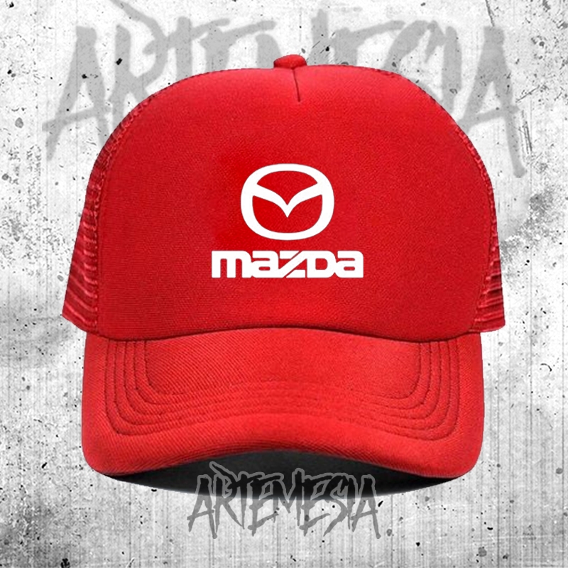 TOPI TRUCKER / TOPI JARING / topi MAZDA logo