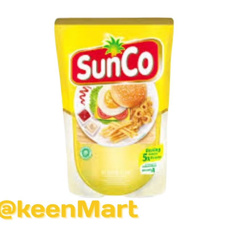 Minyak goreng SunCo 2 liter - COOKING OIL REFILL 2L