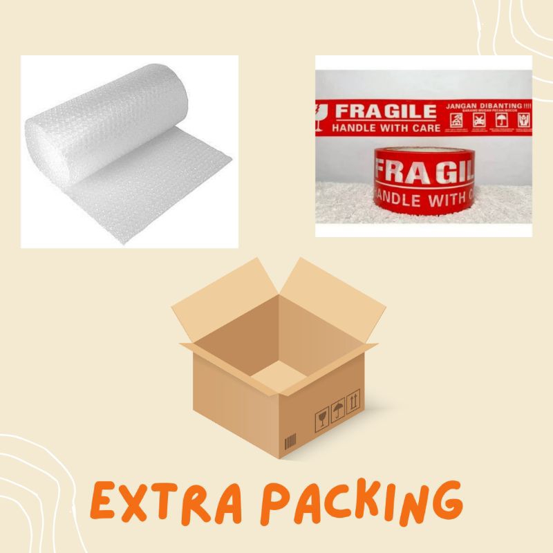 

Extra Packing bubble wrap untuk tambahan figura