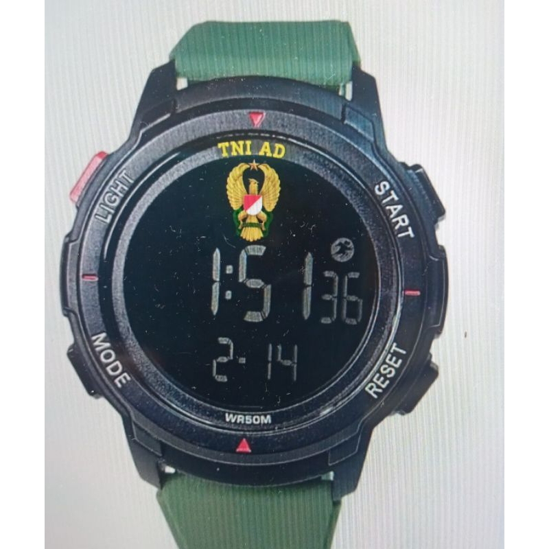 jam tangan logo TNI POLRI