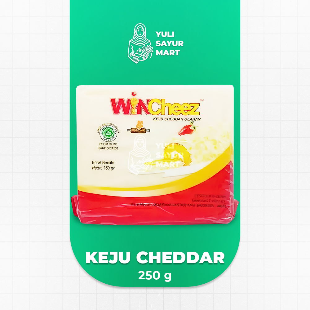 

Wincheez Keju Cheddar 250g - Yuli Sayur Mart