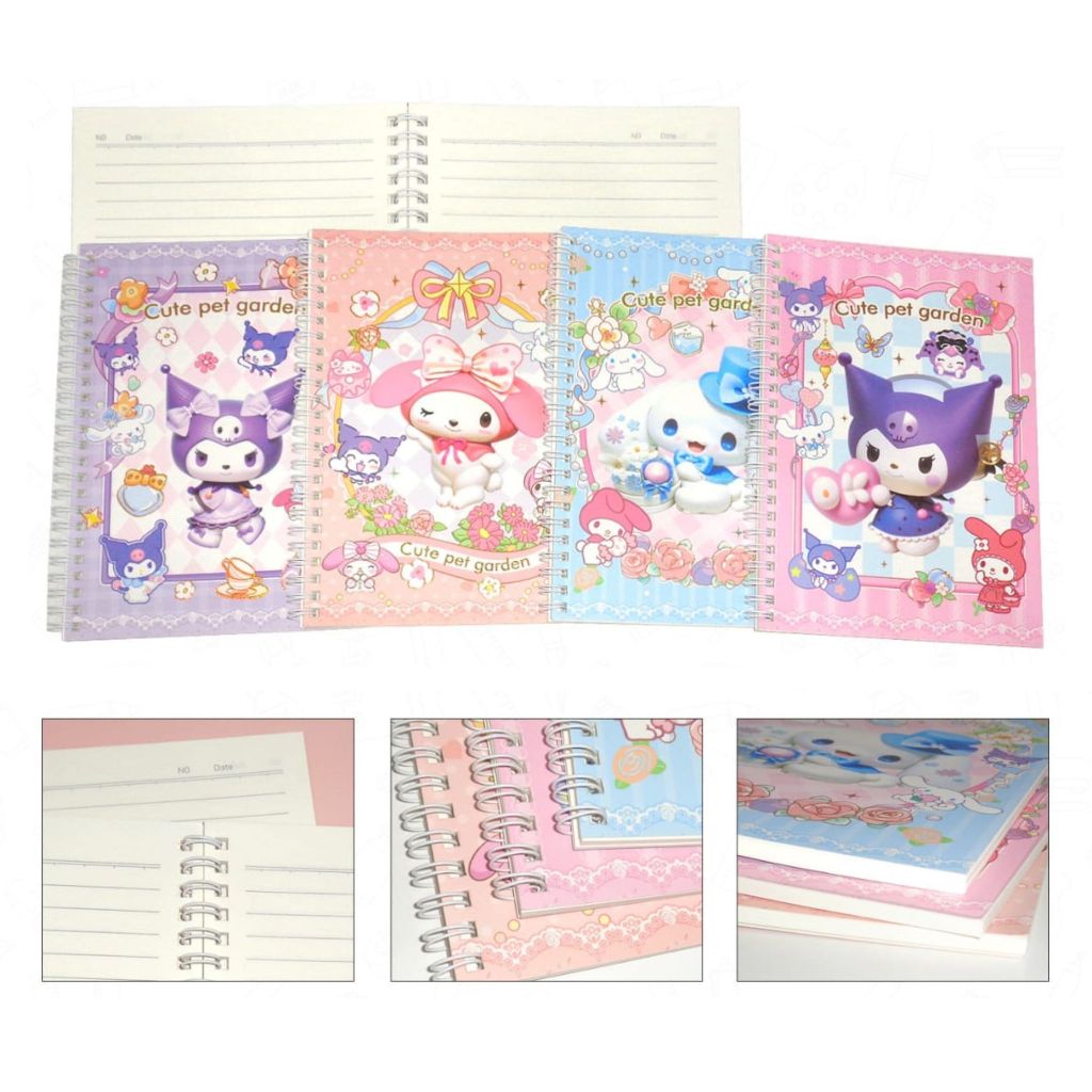 

Notebook Spiral A5-2121-101 KURØ MI MELØ DY