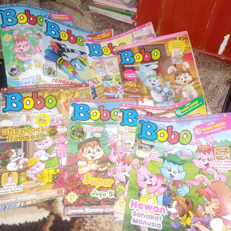majalah BOBO, tahun random (th 2000-2020) minimal order 5