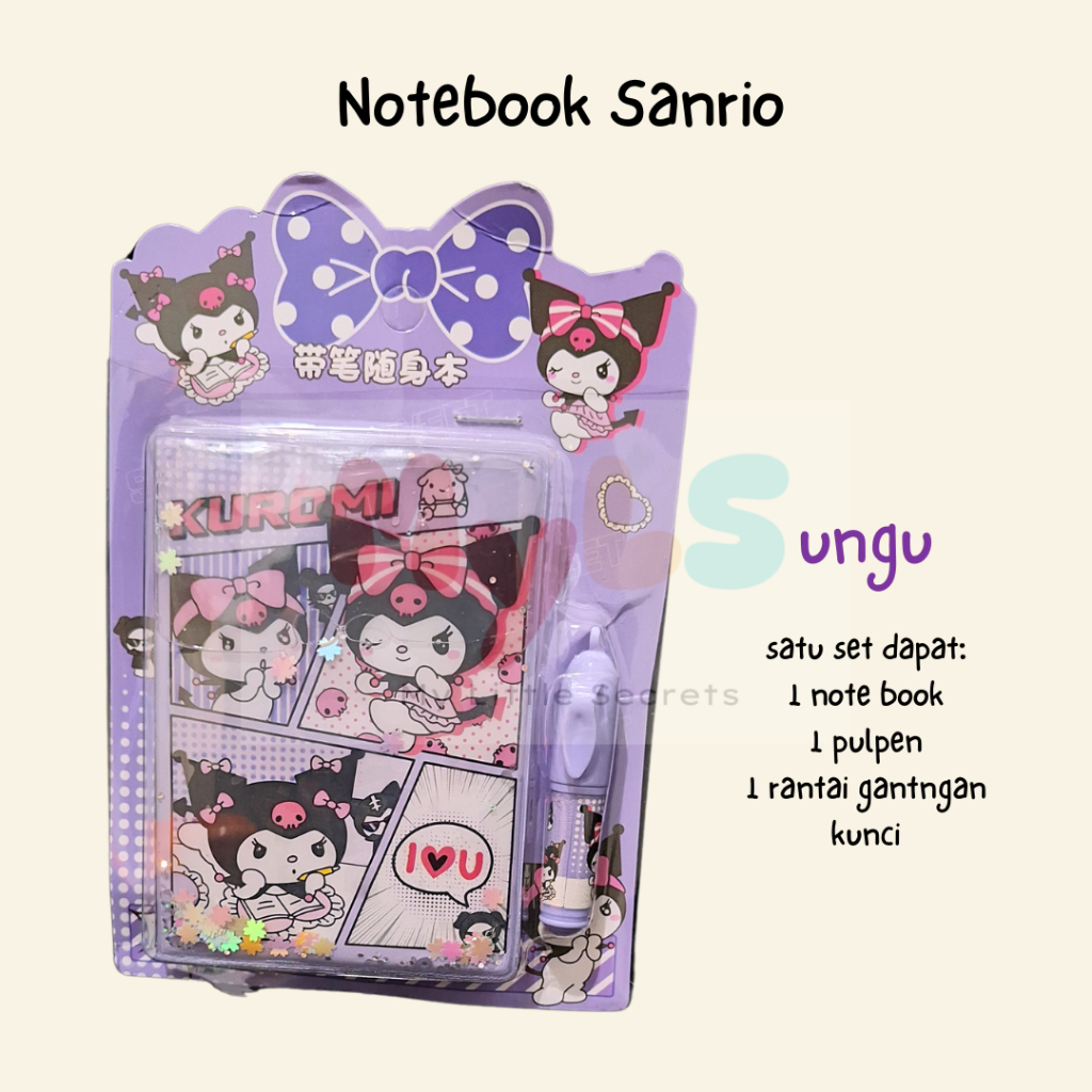 

Buku Kecil Notebook Sanrio