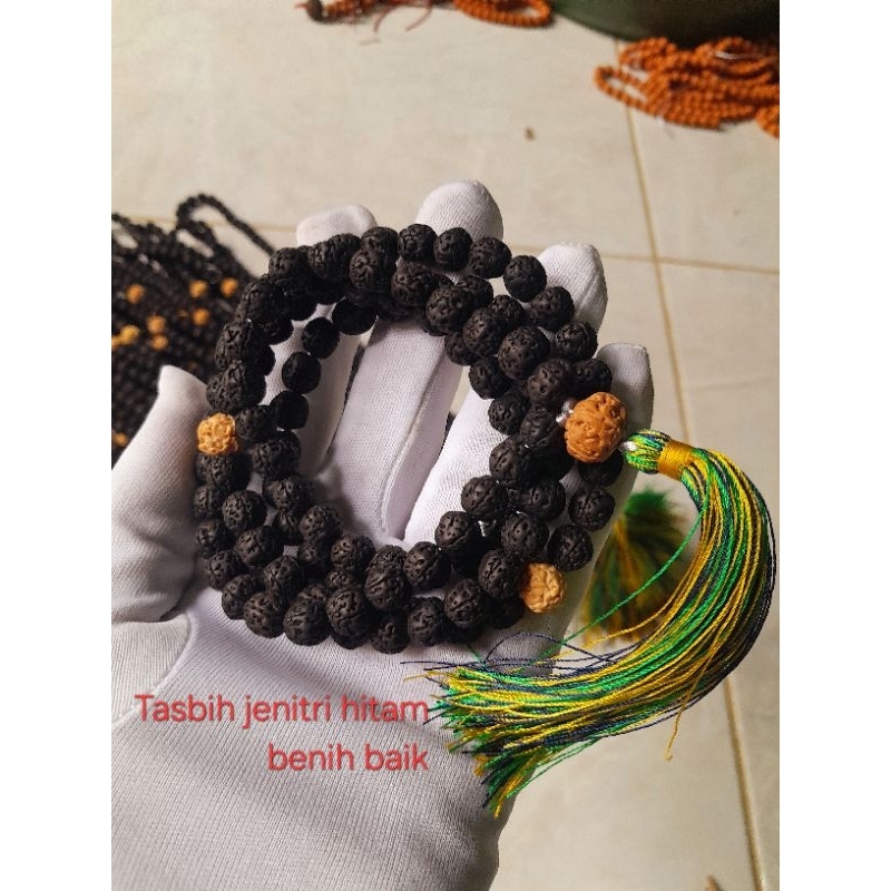 Tasbih 99 butir jenitri hitam