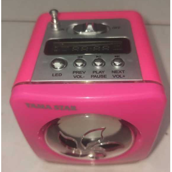 MINI SPEAKER PORTABLE KECIL YAMA STAR AUDIO MULTIMEDIA YM 8006 FM SCAN RADIO MP3 USB PLAYER RECORDER