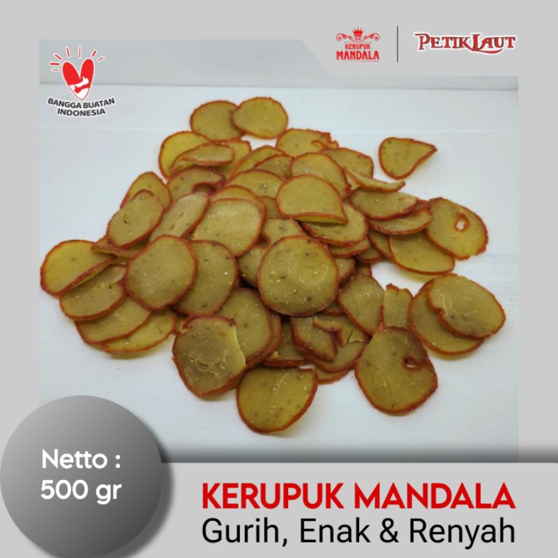 

Kerupuk Mandala Merah Tinggal Goreng