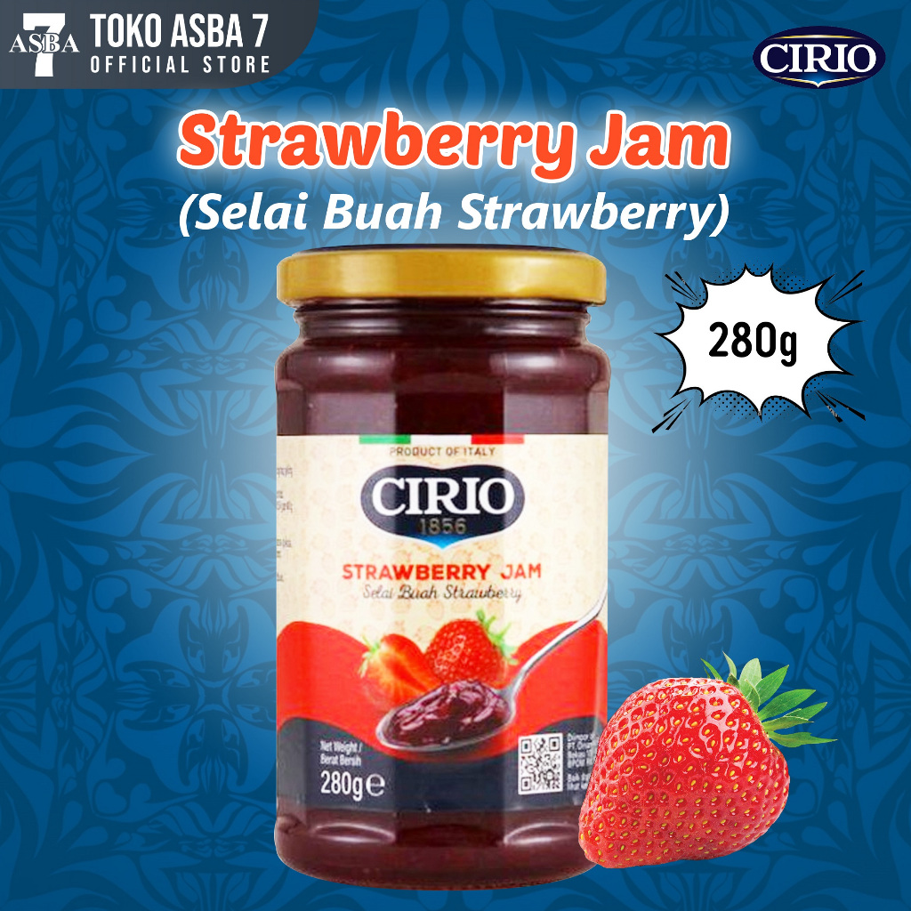 

Cirio Strawberry Jam 280gr