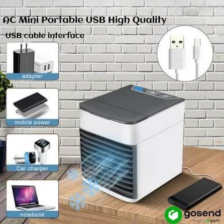 AC Mini Portable USB High Quality Import Artic Air Cooler Fan  Import Super Dingin Japan Untuk Kamar