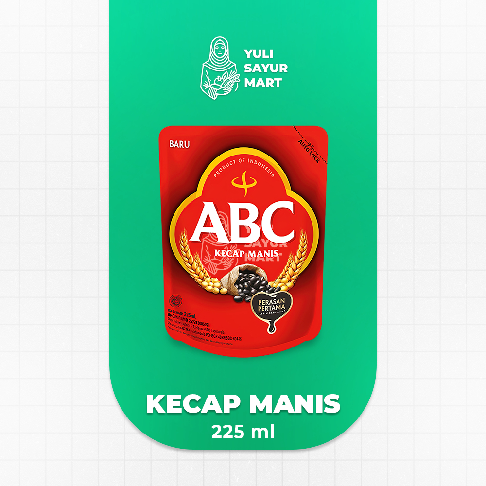 

ABC Kecap Manis 225ml - Yuli Sayur Mart