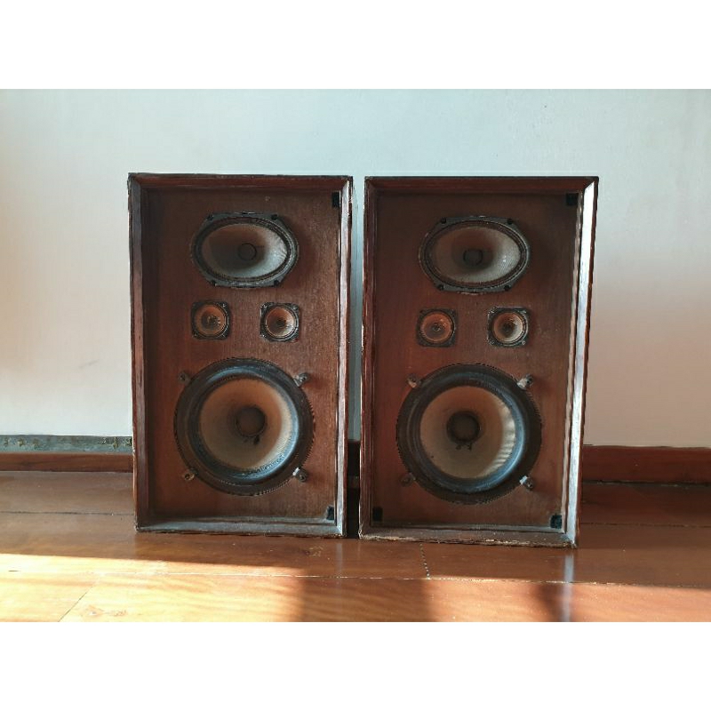 Speaker Vintage Peerless WJ50-4 Legend Denmark 3 ways 4 speaker