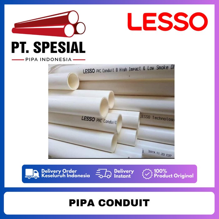 PIPA CONDUIT PVC / PIPA LISTRIK 40MM LESSO - 03