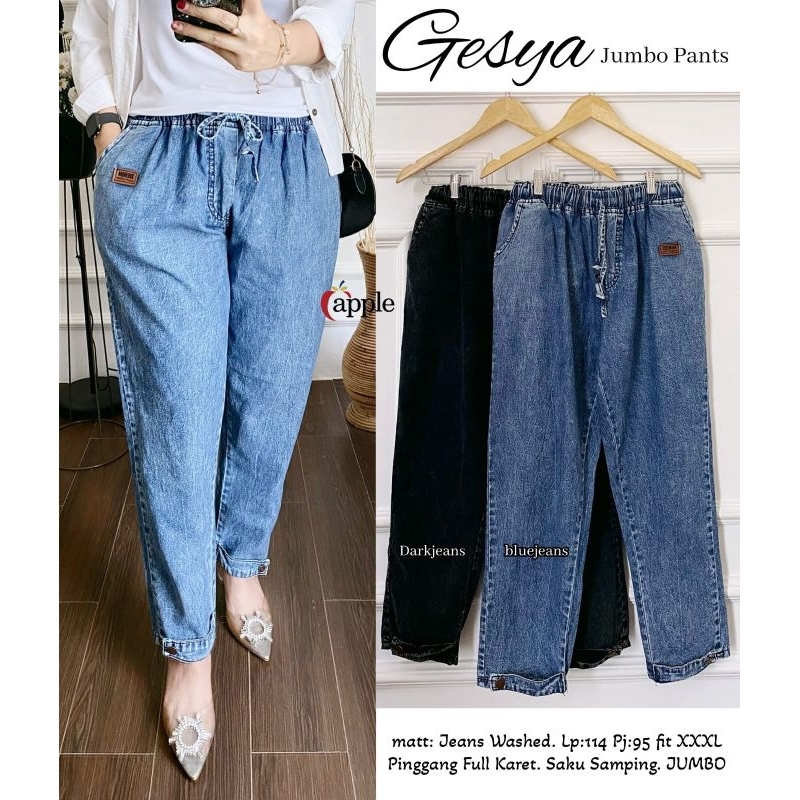 [NEW] Gesya Cargo Pants Celana Panjang Wanita Premium Best Seller Ori Apple