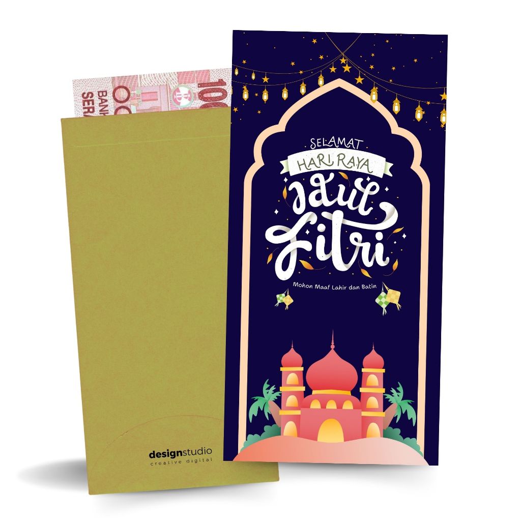 

Amplop Lebaran Modern Desain Elegan & Unik - Cocok untuk Angpau Idulfitri