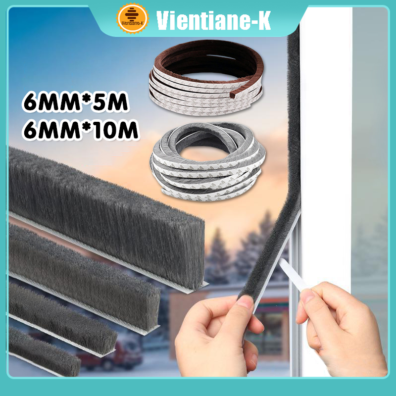 Bulu Peredam Mohair Penutup Celah Pintu Jendela Bulu Halus Door Seal Brush