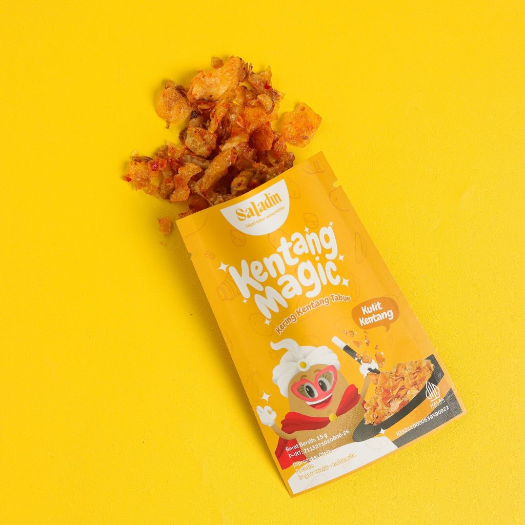 

Forcysn Saladin Kentang Magic Saset 10 Pcs Original & Kulit Kentang Cemilan & Taburan Praktis