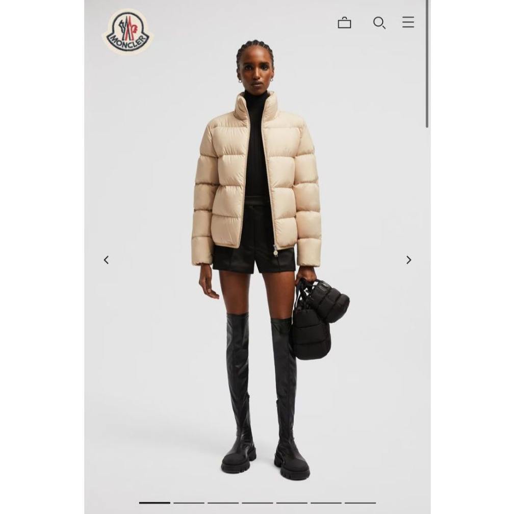 NEW Moncler Abbadia Puffer Jacket Size 1 LD 90cm