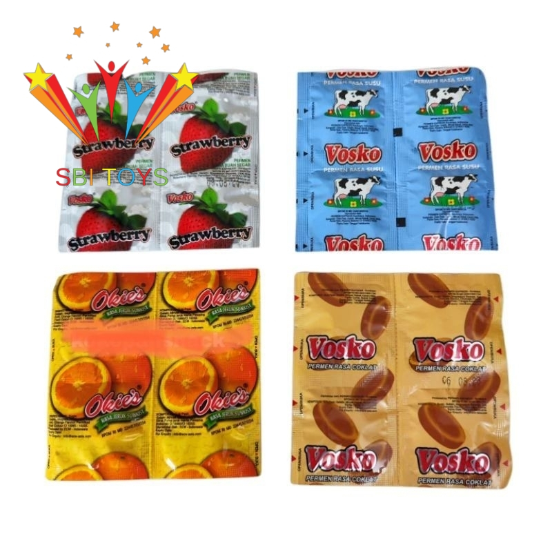 

[SBI TOYS] 1 Sachet Permen Vosko Permen Jadul