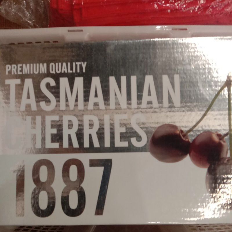 

Cherry tasmania 1887 30+ box silver