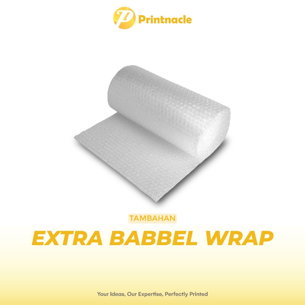 

Extra Bubble Warp / Tambahan Bubble Packing