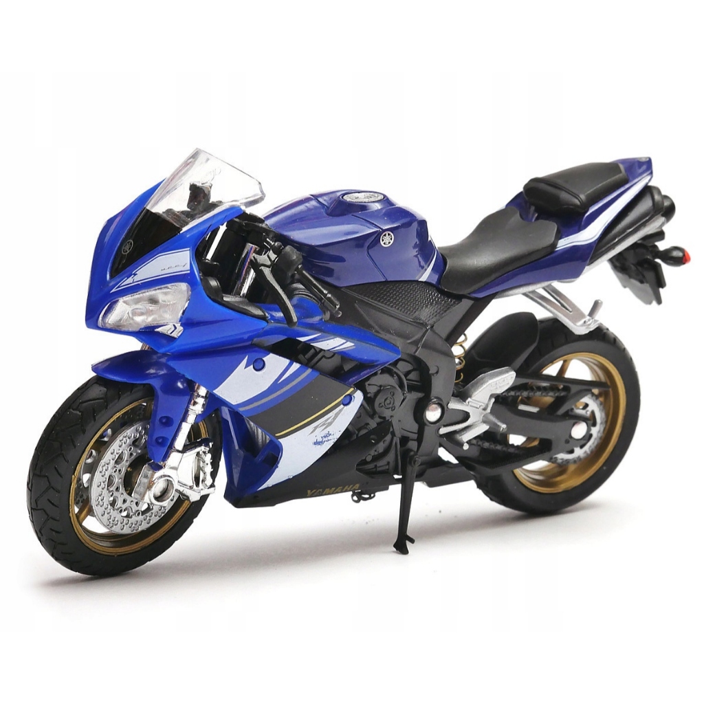 Welly 1:18 2008 Yamaha YZF-R1  Blue Diecast Motorcycle Original
