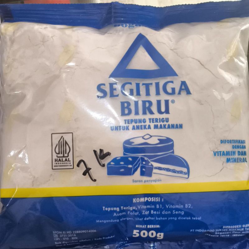 

Tepung Terigu SEGITIGA BIRU 500Gram