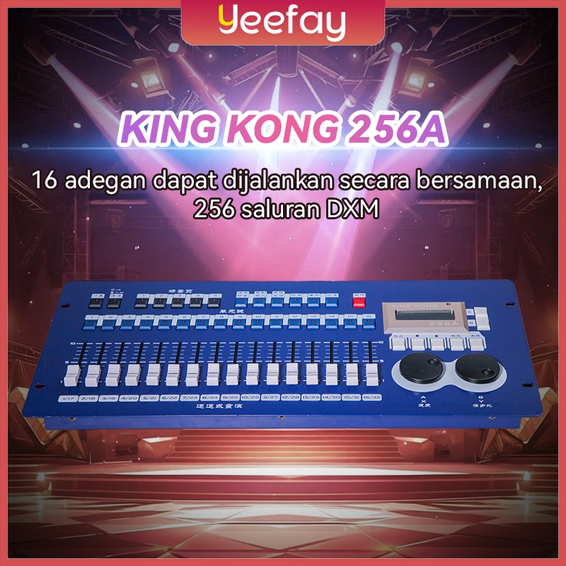 Stage Light Mixer DMX KINGKONG 256A DMX 512 lighting Controller Mixer Lighting Disco Controller Lamp
