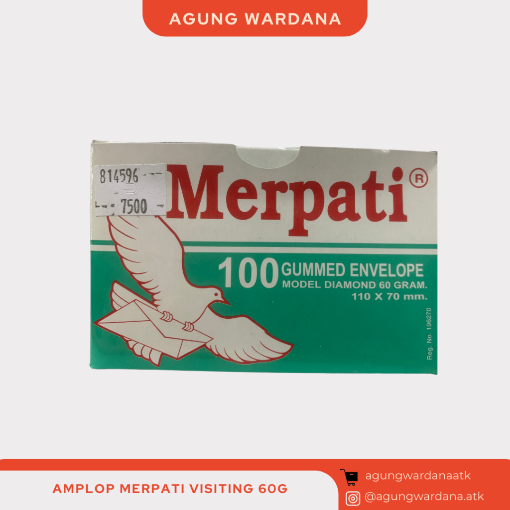 

AMPLOP MERPATI VISITING 60g