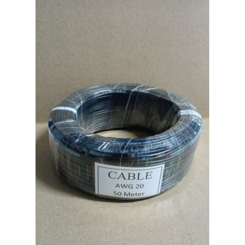 9603 kabel cable awg20 20awg awg 20 50meter 50 meter 50m 1 roll rol