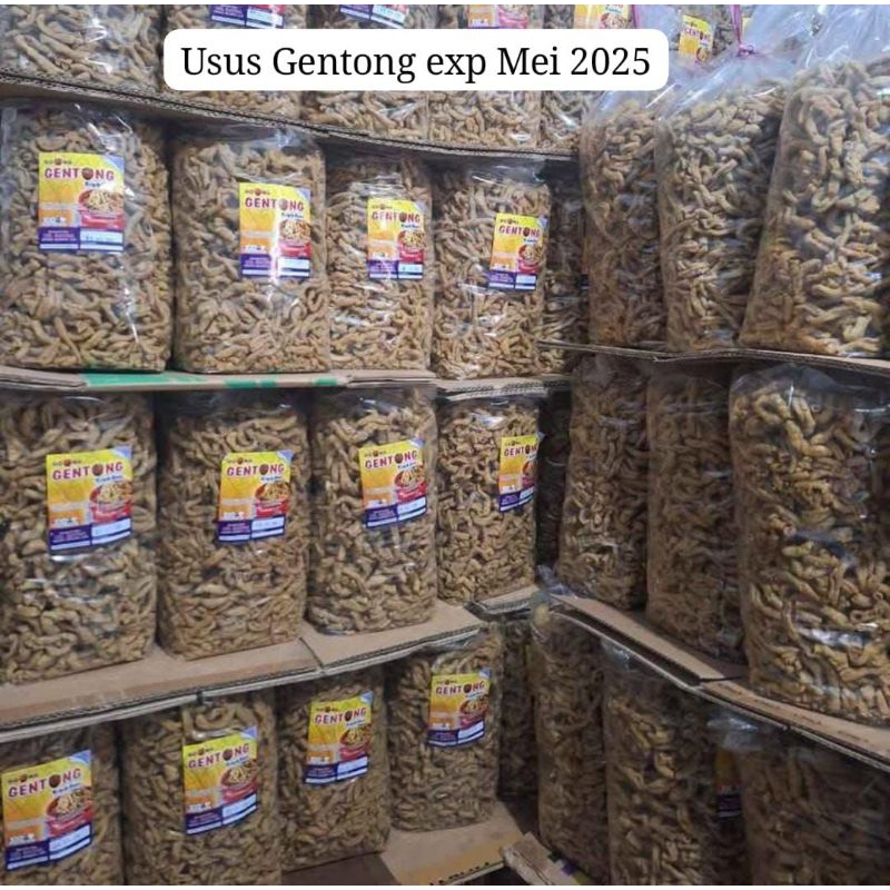 

Keripik usus gentong | keripik usus crispy gurih