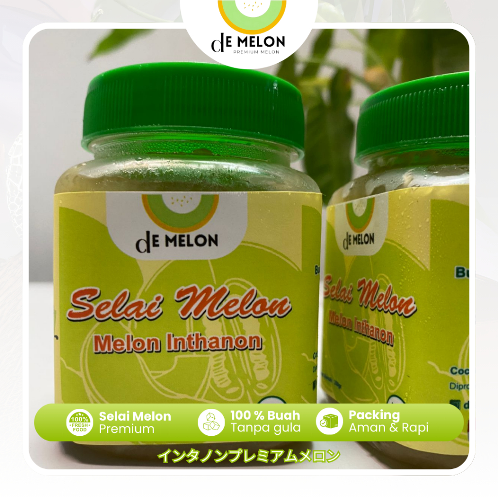 

Selai Buah Melon Inthanon Premium Tanpa Campuran Manis Alami 150g deMelon