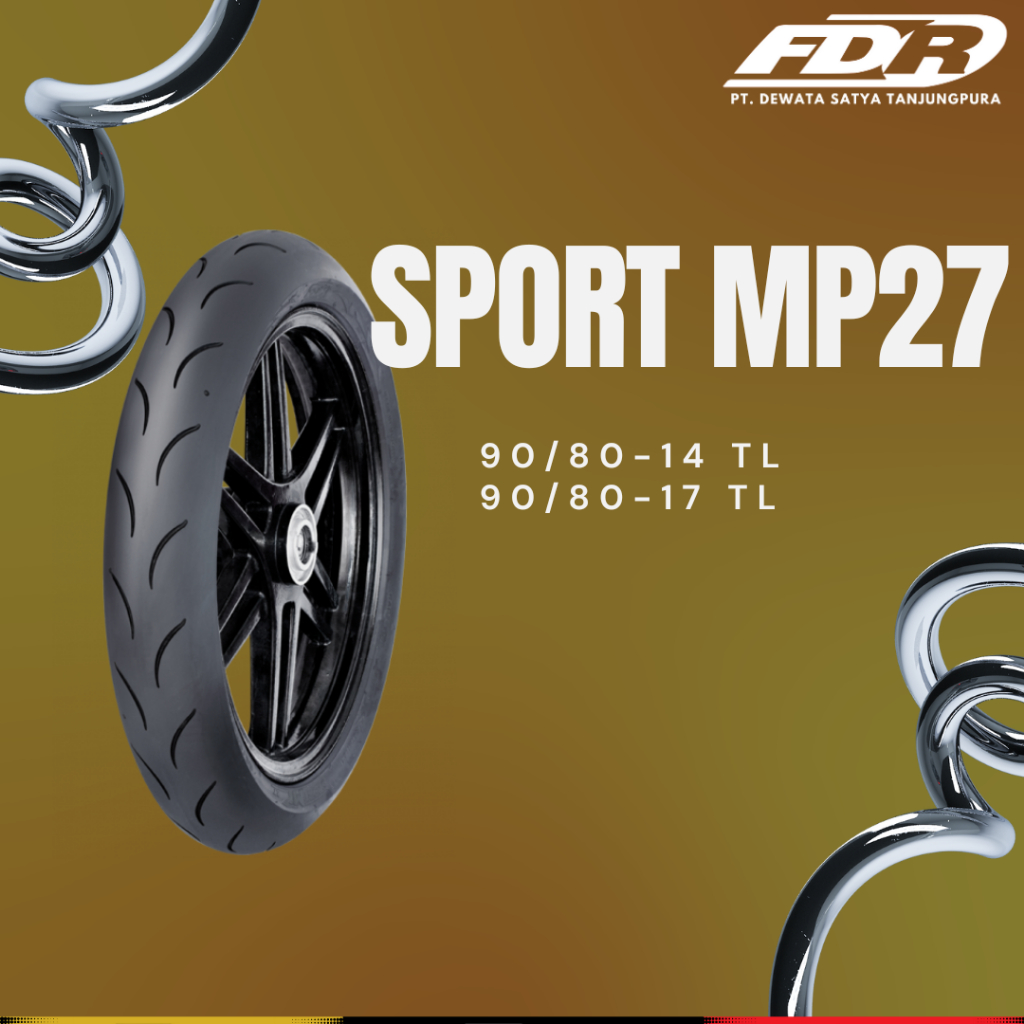 FDR TL SPORT MP27 RING 17 & RING 14 BAN MOTOR "TUBELESS"