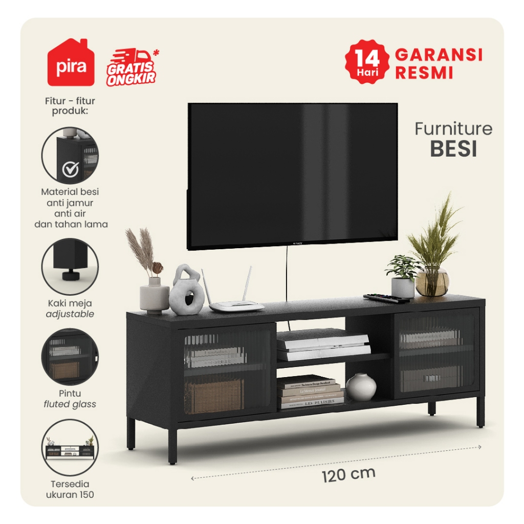 PIRA -  WILL MTV Meja TV / Rak TV Besi