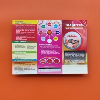 Leaflet atau Brosur - Diabetes | Diabetes Melitus | Isi 25 Lembar | Leaflet atau Brosur Kesehatan