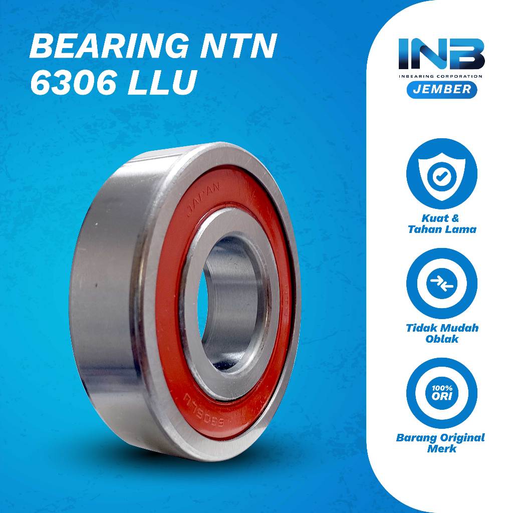 Laker Bearing 6306 LLU NTN Bearing Pompa Air Ns 100 Bearing Gardan Quick G 1000 Boxer Original NTN I