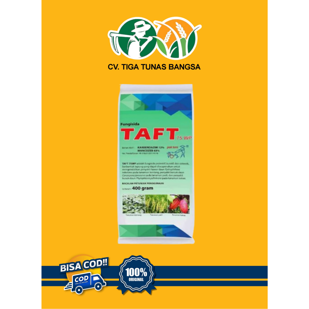 Fungisida Taft 75WP Pak Tani 400 Gram