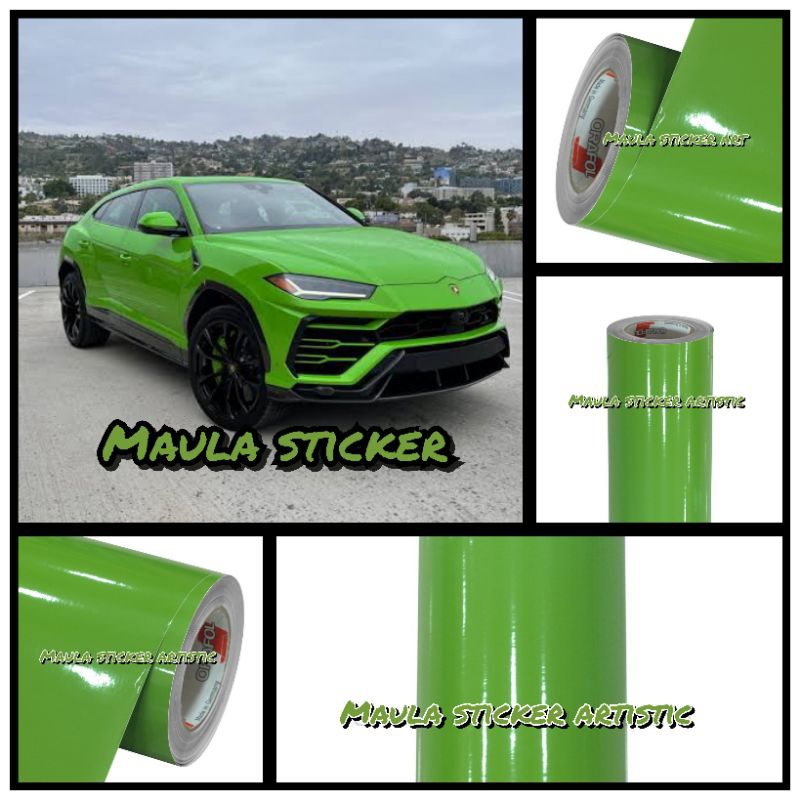 Skotlet Oracal Hijau 063 Gloss Kualitas Premium Untuk Variasi Body Motor Atau Mobil