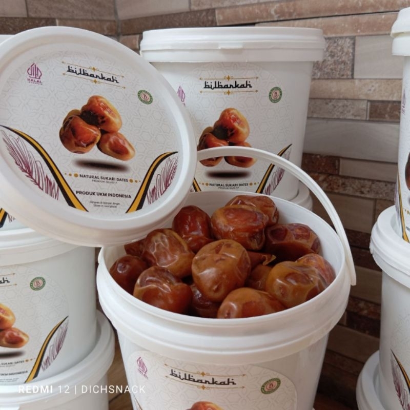 

Kurma Sukari 850 gram Kurma Raja Basah Grade A Original Dates