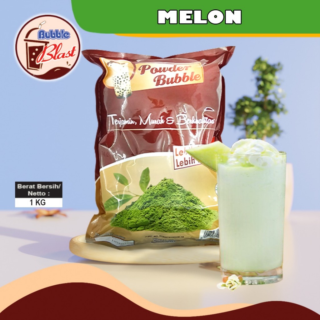 

Powder Rasa Melon 1 Kg (MIX GULA) Kemasan Sachet - Bubuk Minuman Rasa Melon 1 Kg