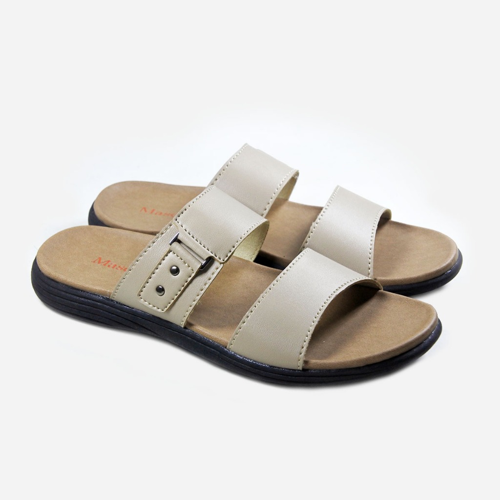 Mascotte LAKUSI Sandal Pria 985.062 [Cream]