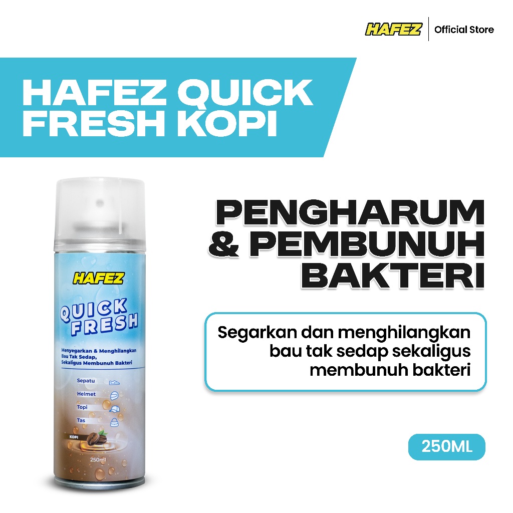 Hafez Quick Fresh – Botol Parfum Sepatu / Helm Fragrance 250ML