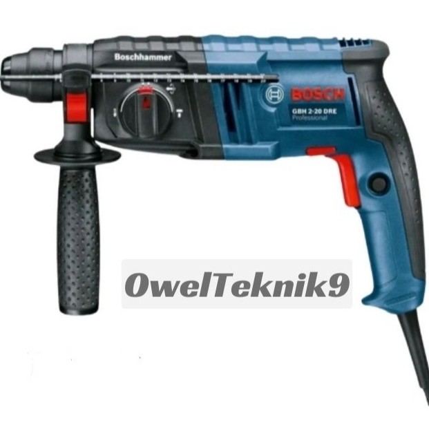 OwelTeknik9 - Mesin Rotary Hammer 3 Fungsi BOSCH GBH 220/Mesin Bor Beton Rotary Hammer Bosch GBH 220