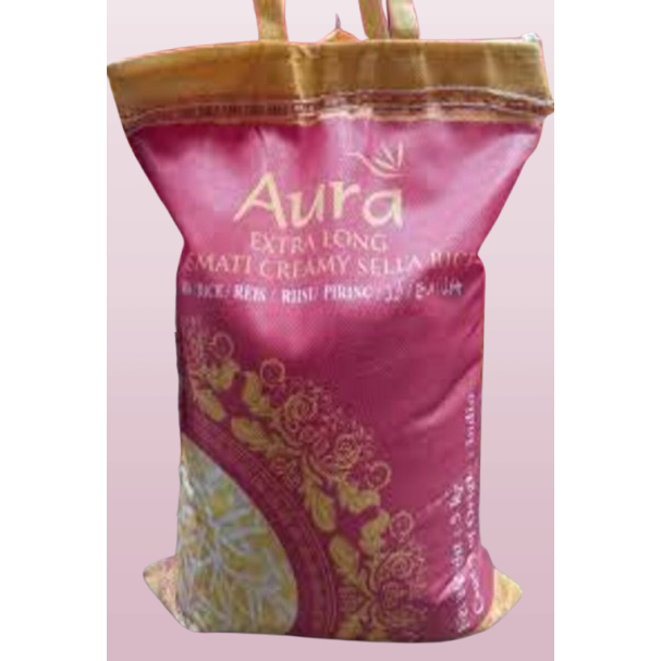 

Beras Basmati Aura Kemasan asli tas 5kg Premium