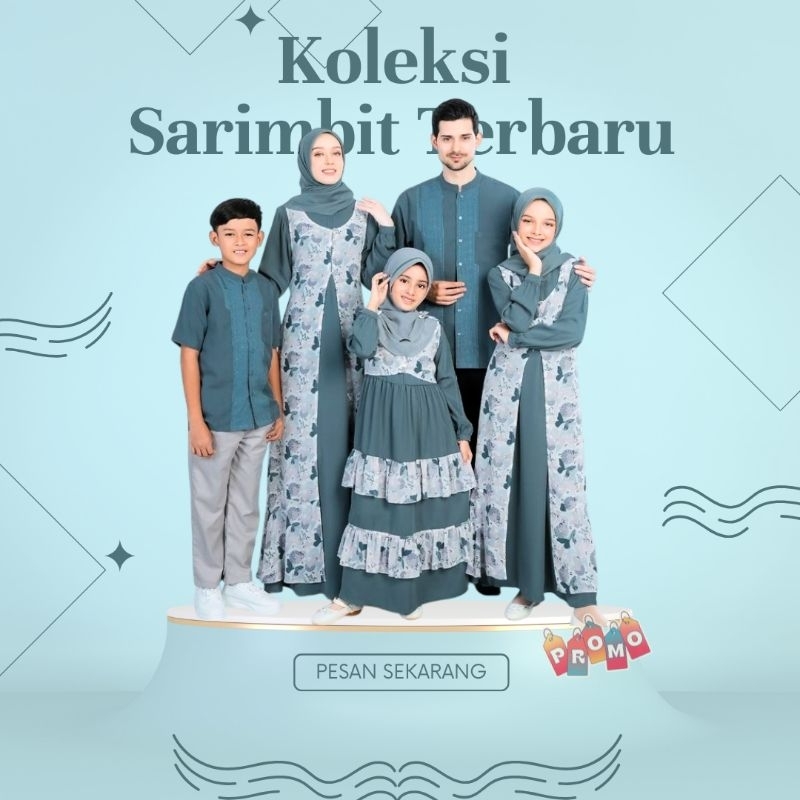 Sarimbit Cemara Koleksi Terbaru Seragam Keluarga