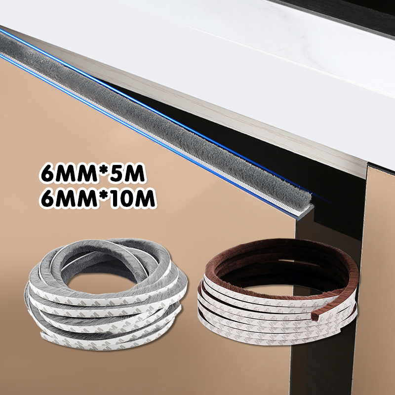 Penutup Celah Pintu Jendela Bulu Halus Mohair Seal Door Seal Peredam Perekat