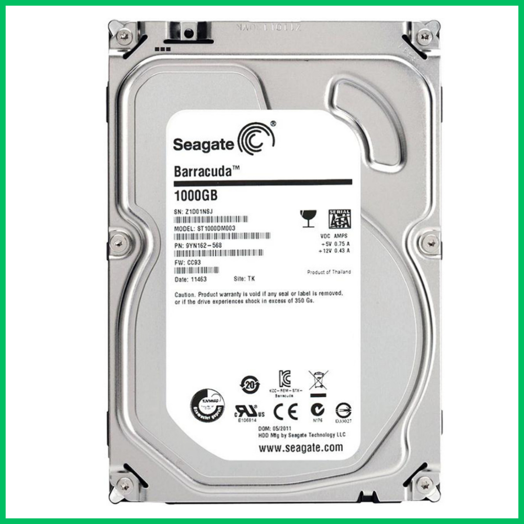 Hardisk PC 1TB/500GB/320GB SEAGATE WD Blue Sata 3.5 HDD For Pc Cctv - 500GB WD Blue - 80 GB