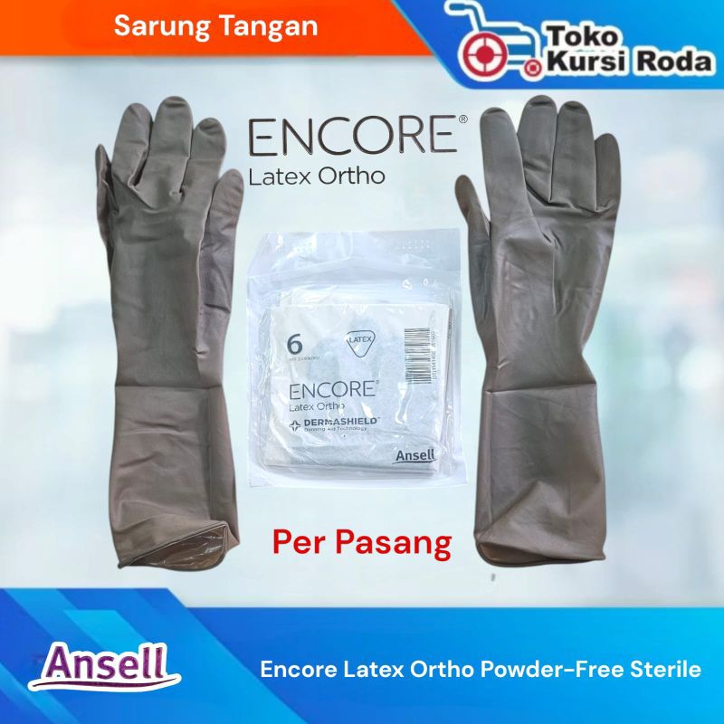 ENCORE LATEX ORTHO Sarung Tangan Steril 1pasang