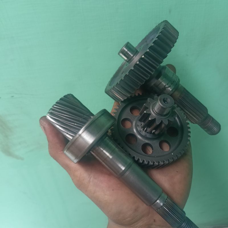Gear rasio 1set Original Vario Cw 110 karbu/Vario Techno 110  karbu/Beat fi stater kasar/Bear karbu 