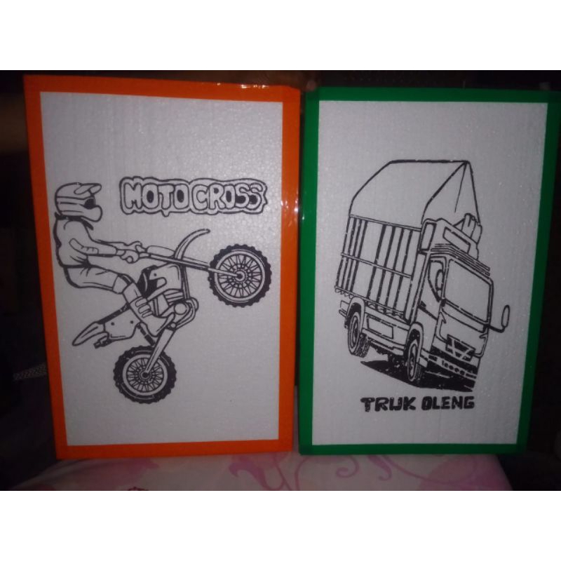 

setrofoam lukis ukuran30x50 lis lakban ,termurah bisa paket lengkap