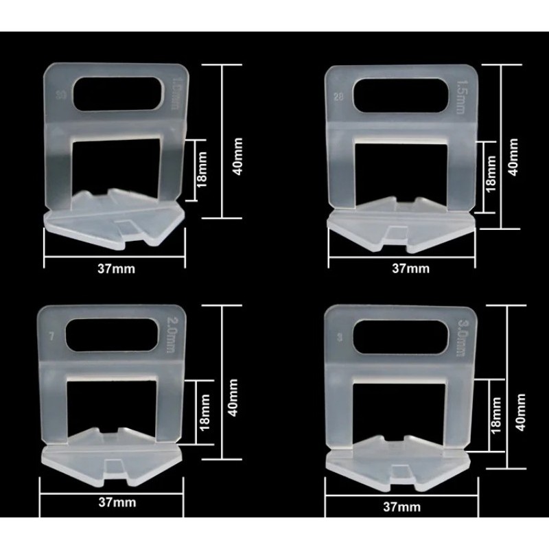 100pcs Tile Spacer Pin Tile Leveling Tile Leveling Keramik Perata Keramik Reusable Alat Perata Nat